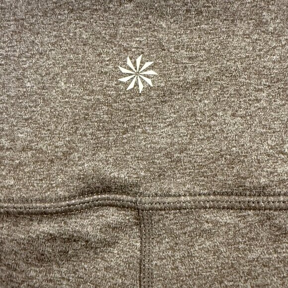 Athleta Salutation Stash Pocket Tight Heathered Gray Size MP - Picture 3 of 9